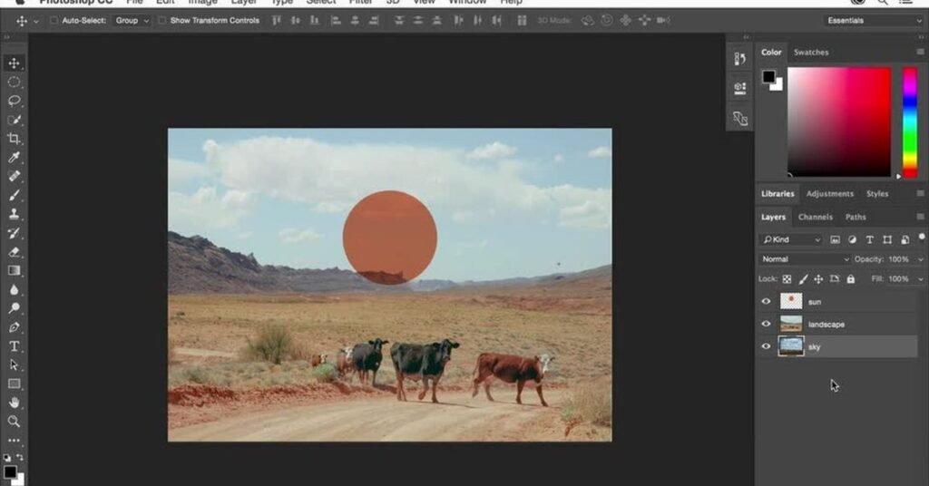 photoshop Dashboard